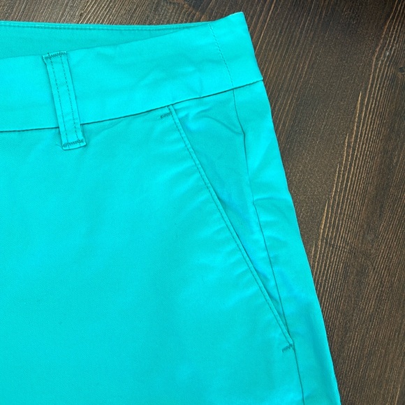 J.crew Factory 9" Frankie bermuda chino short Green AL569 Size 8. NWOT - Picture 12 of 16